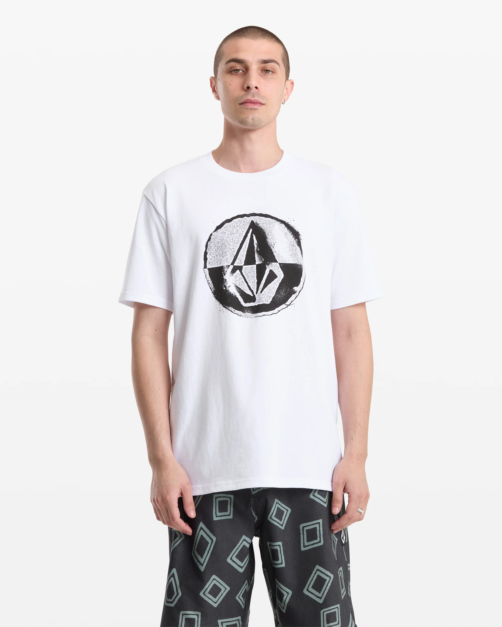 Men's Circle Split Short Sleeve Tee