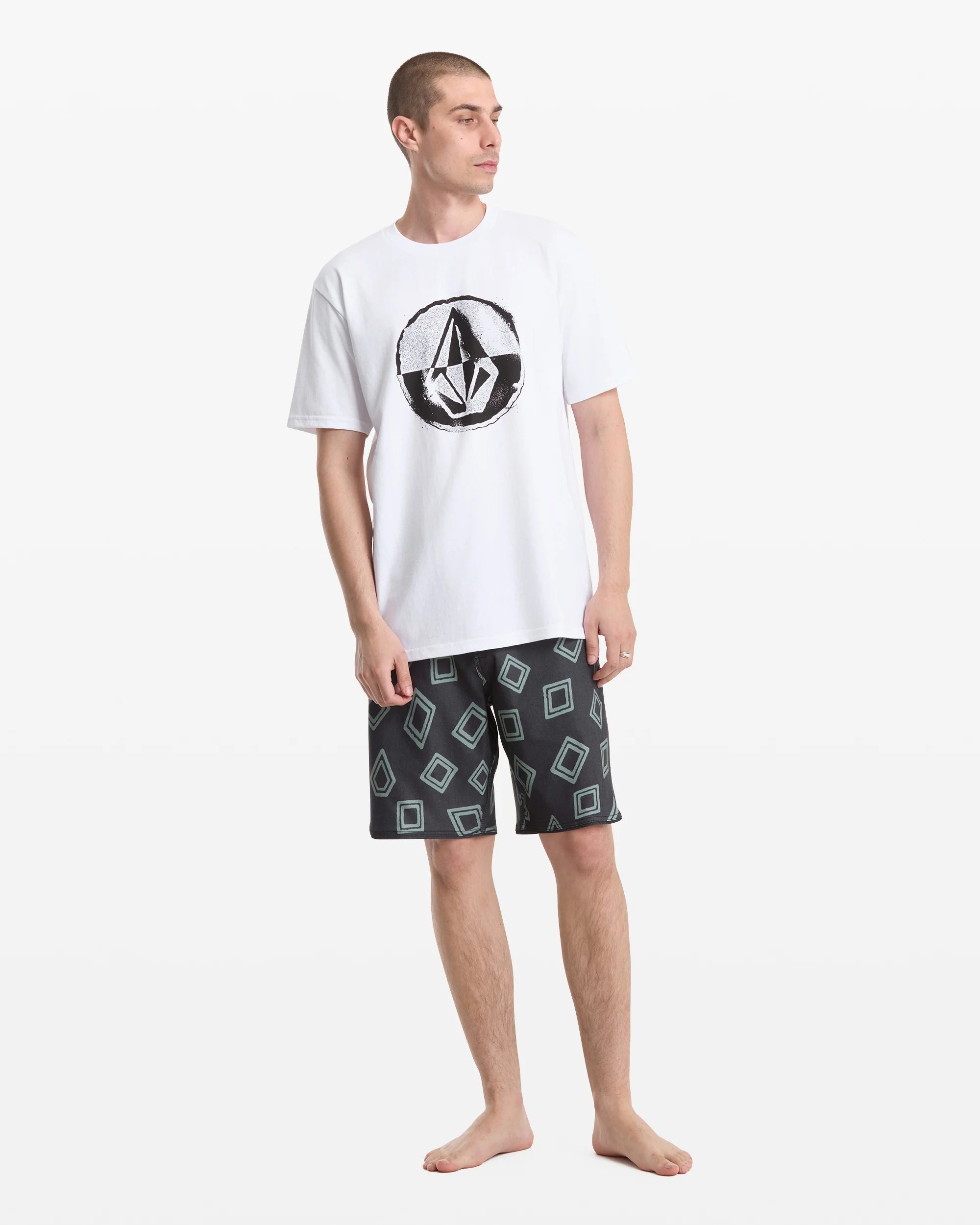 Men's Circle Split Short Sleeve Tee - Image 6