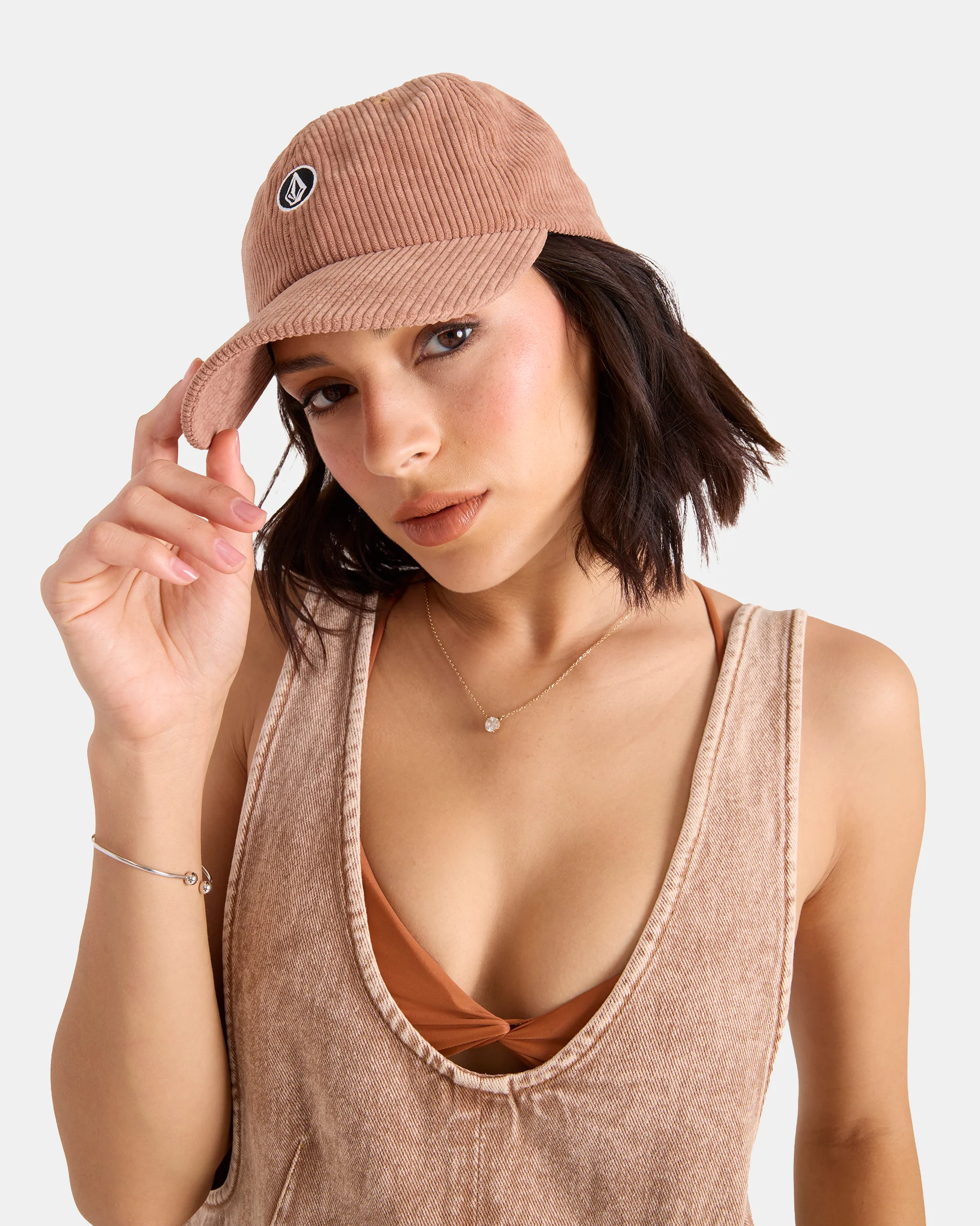 Women's Circle Stone Cord Hat - Image 6