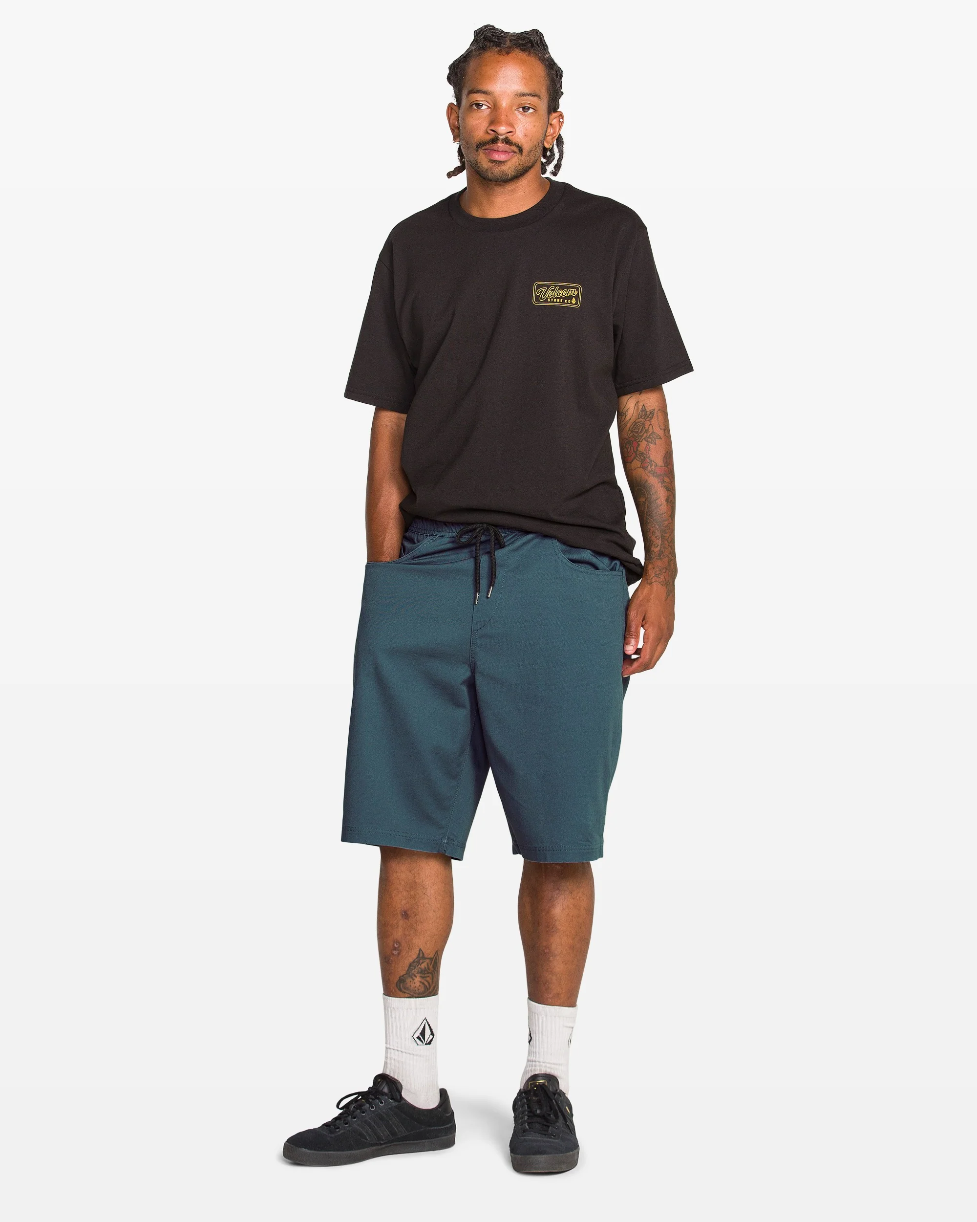 Men's Freazy Loose Elastic Waist Shorts - Image 4