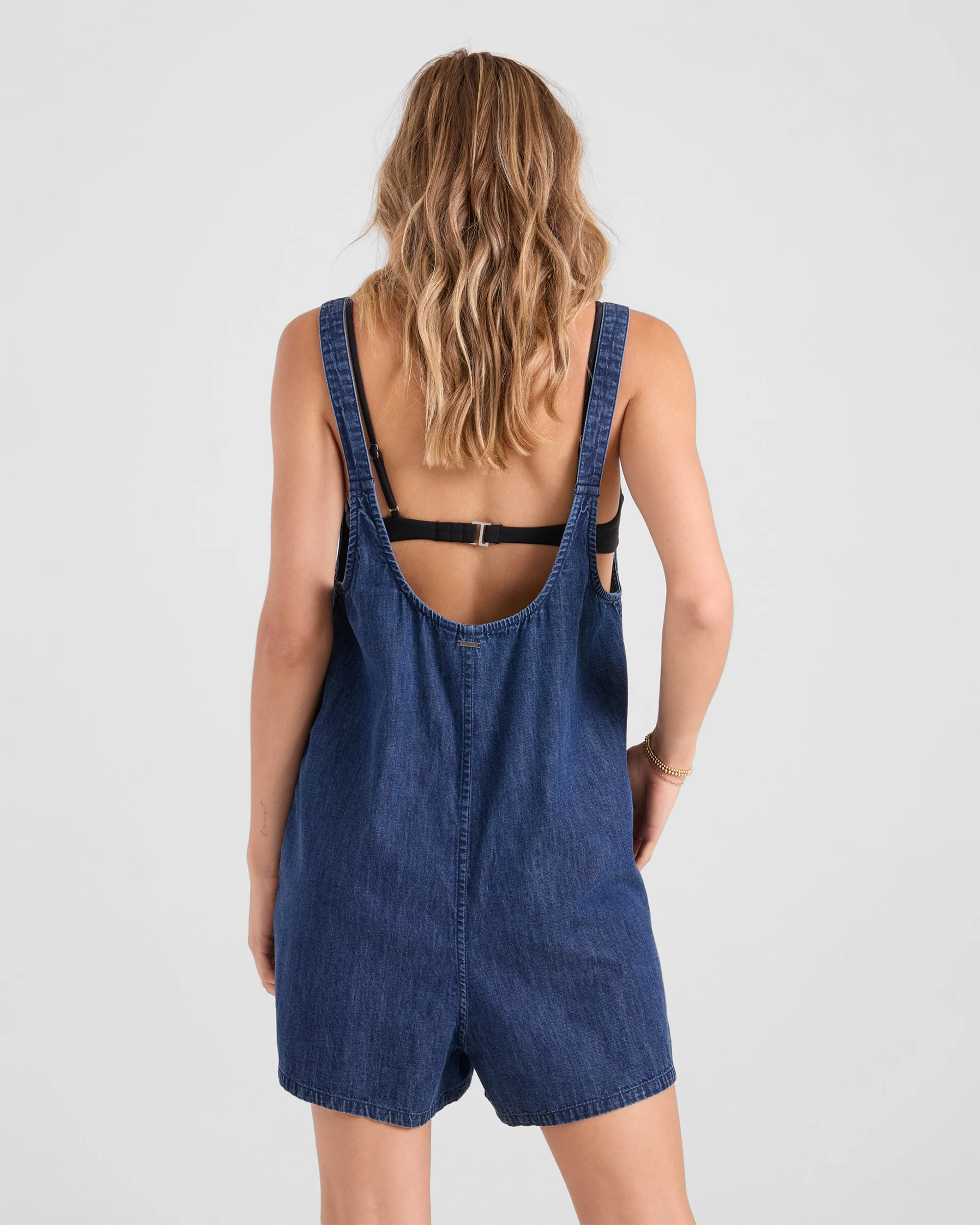 Women's Lived In Shorts Romper - Image 2