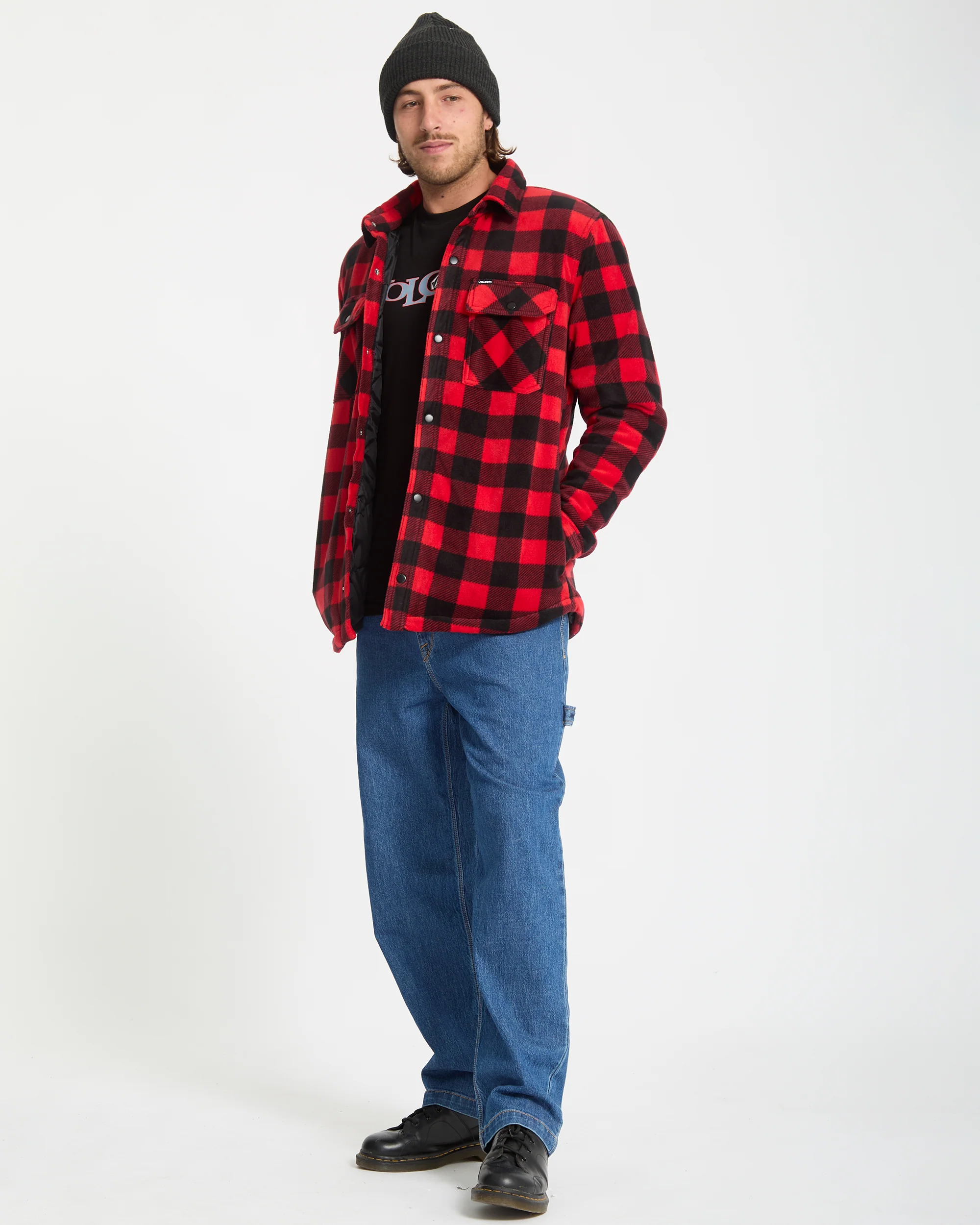 Men's Bowered Fleece Long Sleeve Shirt - Image 3
