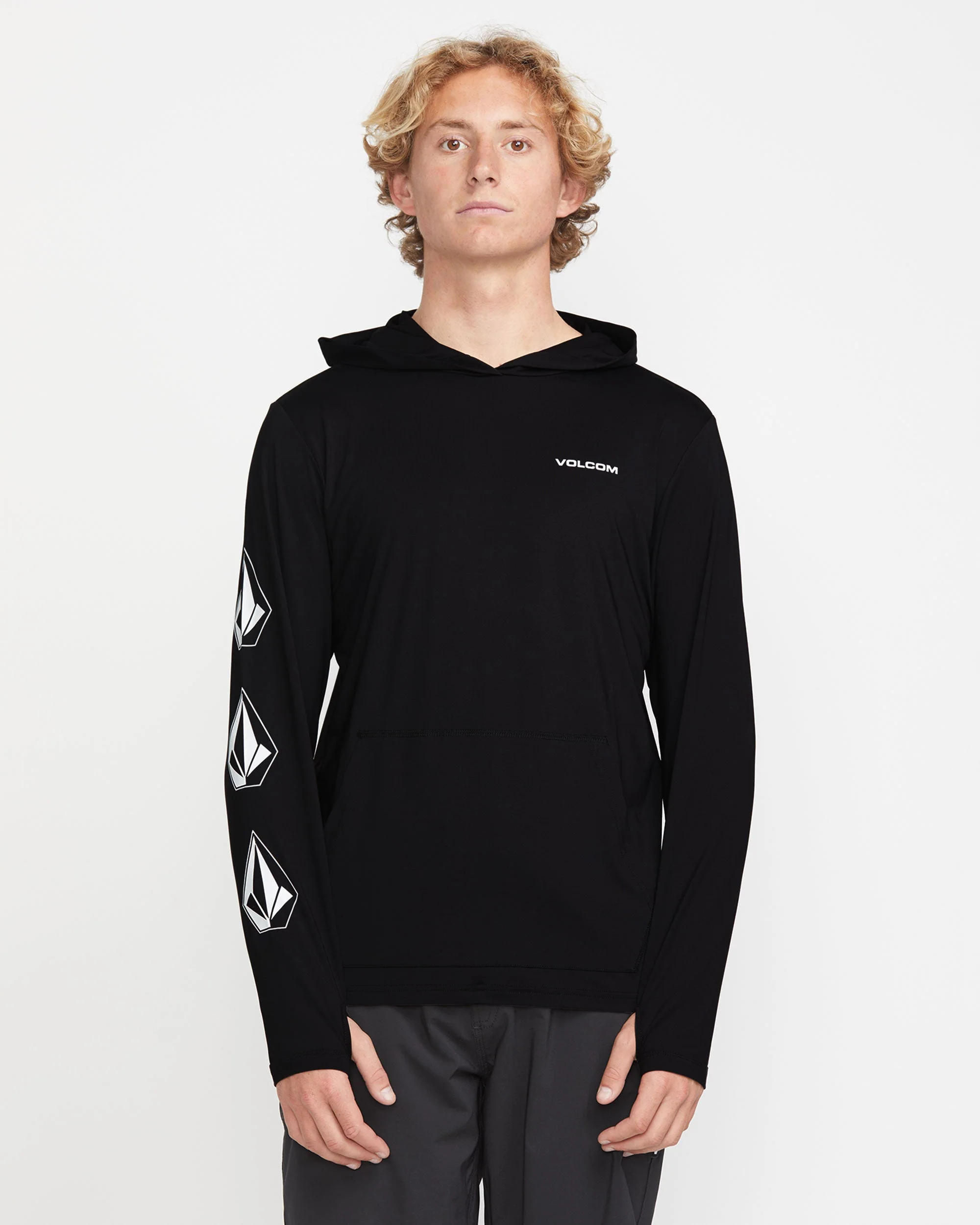 Men's Largee Iconic Hood Long Sleeve Thrashguard