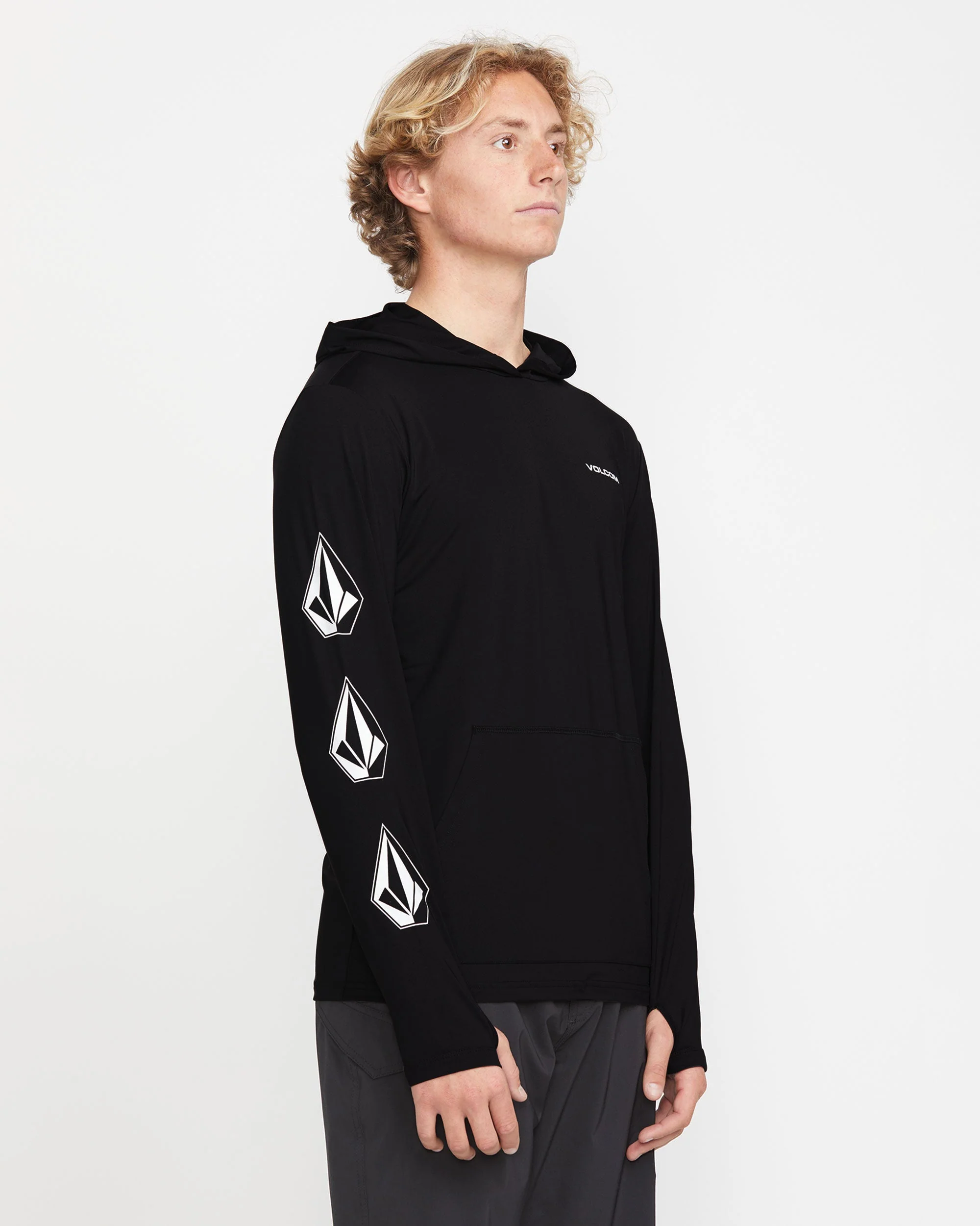 Men's Largee Iconic Hood Long Sleeve Thrashguard - Image 3