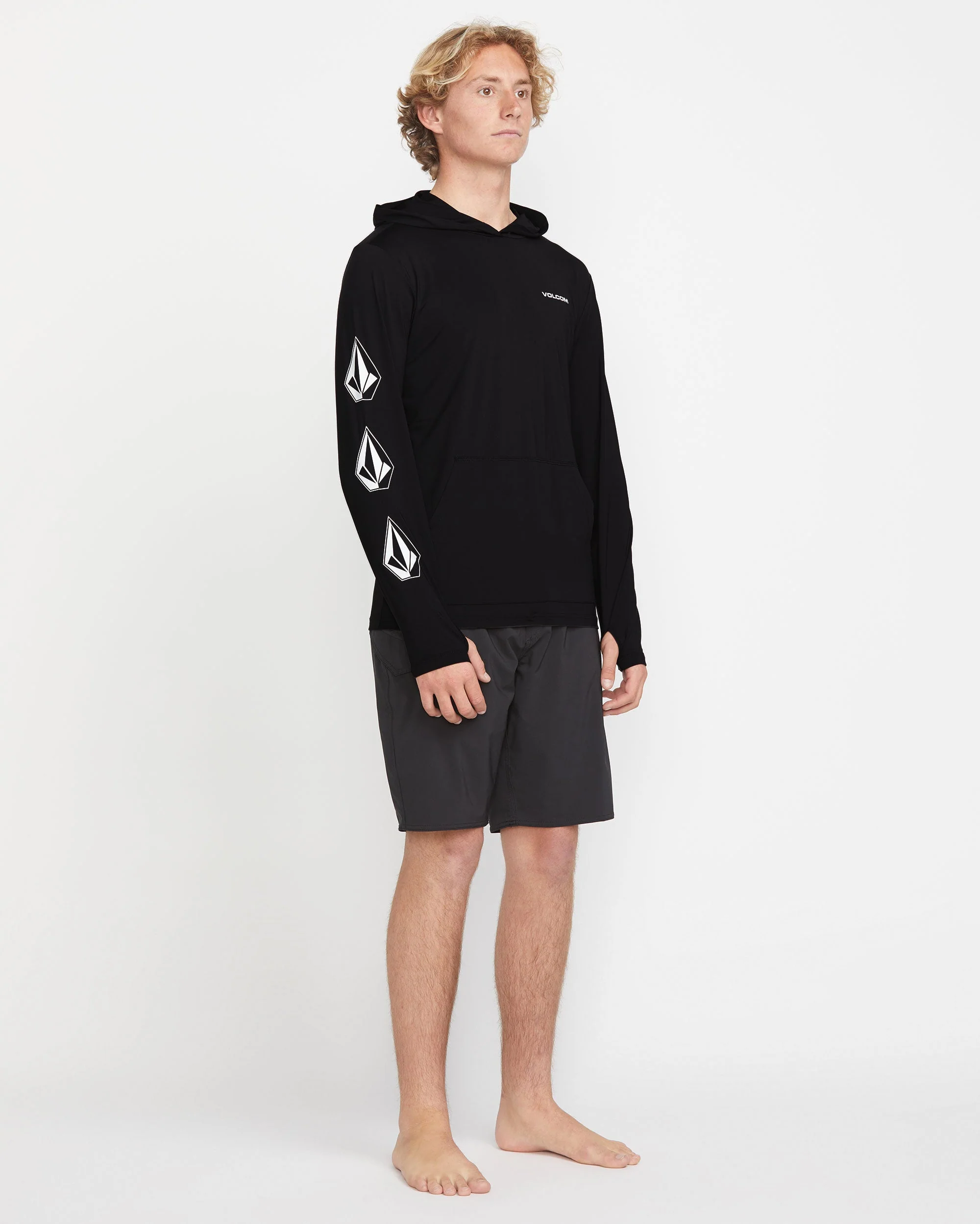 Men's Largee Iconic Hood Long Sleeve Thrashguard - Image 4