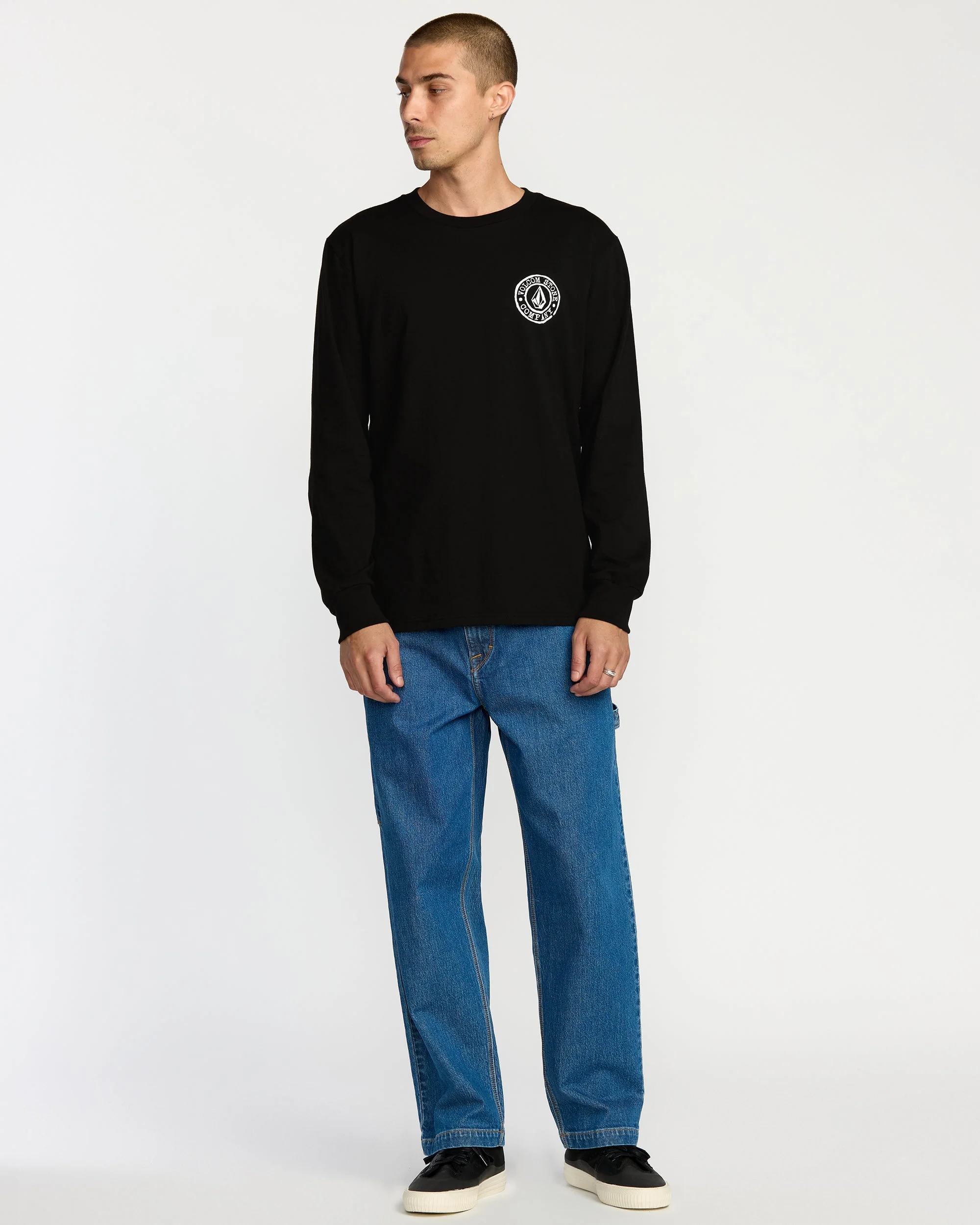 Men's Logo Stamp Long Sleeve Tee - Image 5