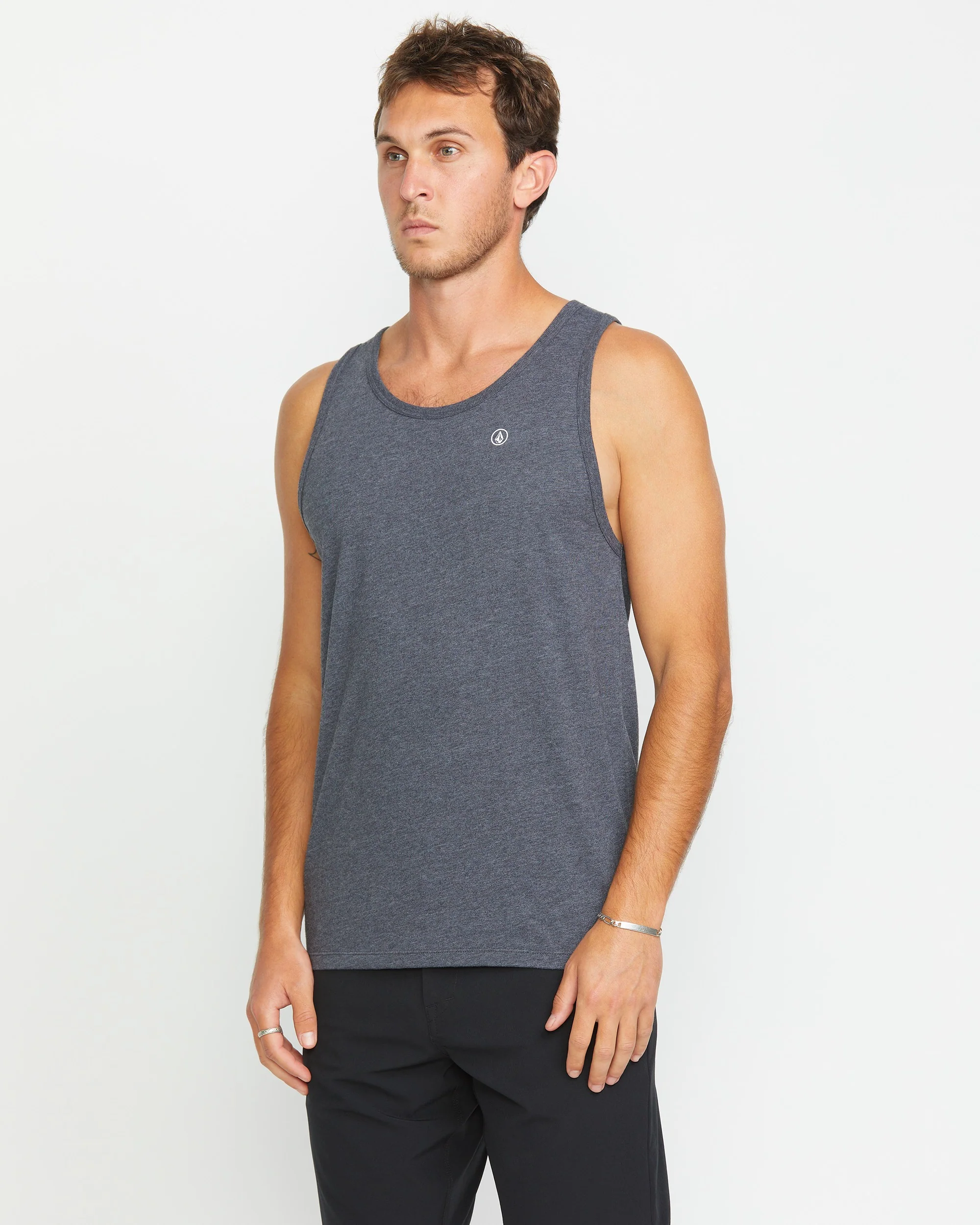 Men's Solid Heather Tank - Image 9