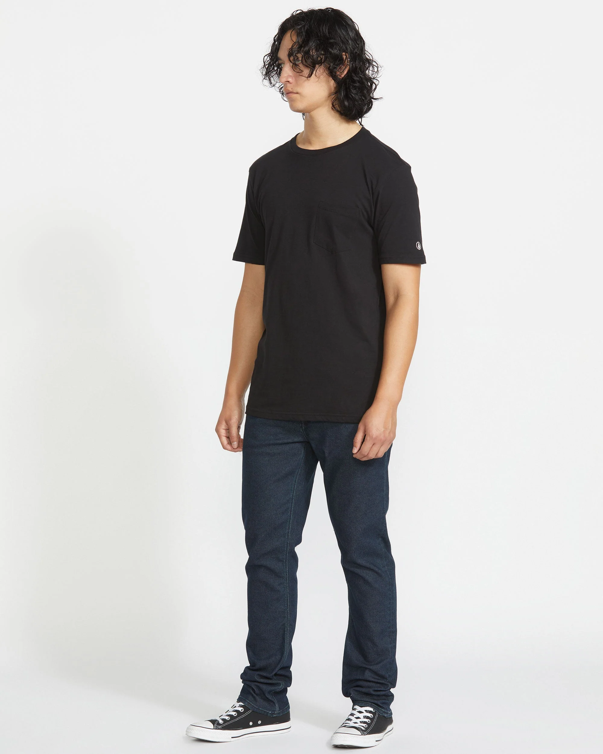 Men's Solid Short Sleeve Tee Pocket Tee - Image 4