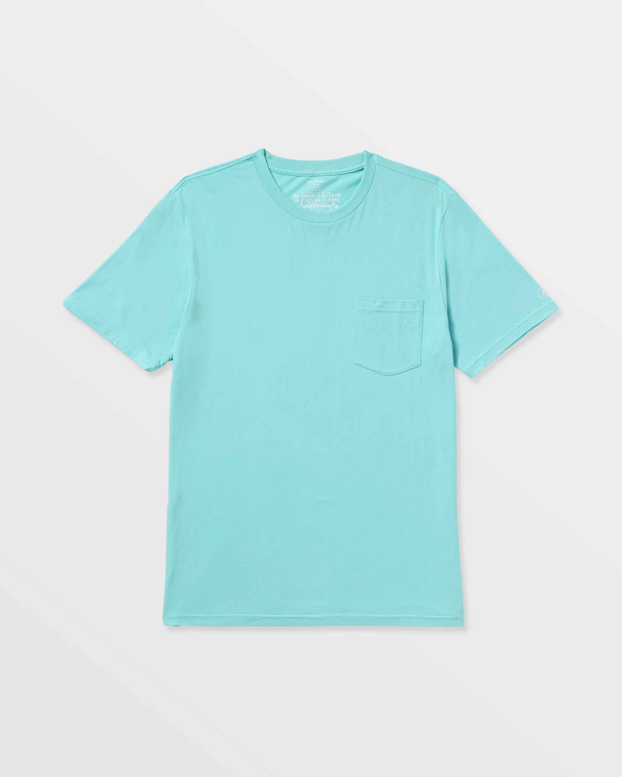 Men's Solid Short Sleeve Tee Pocket Tee - Image 6