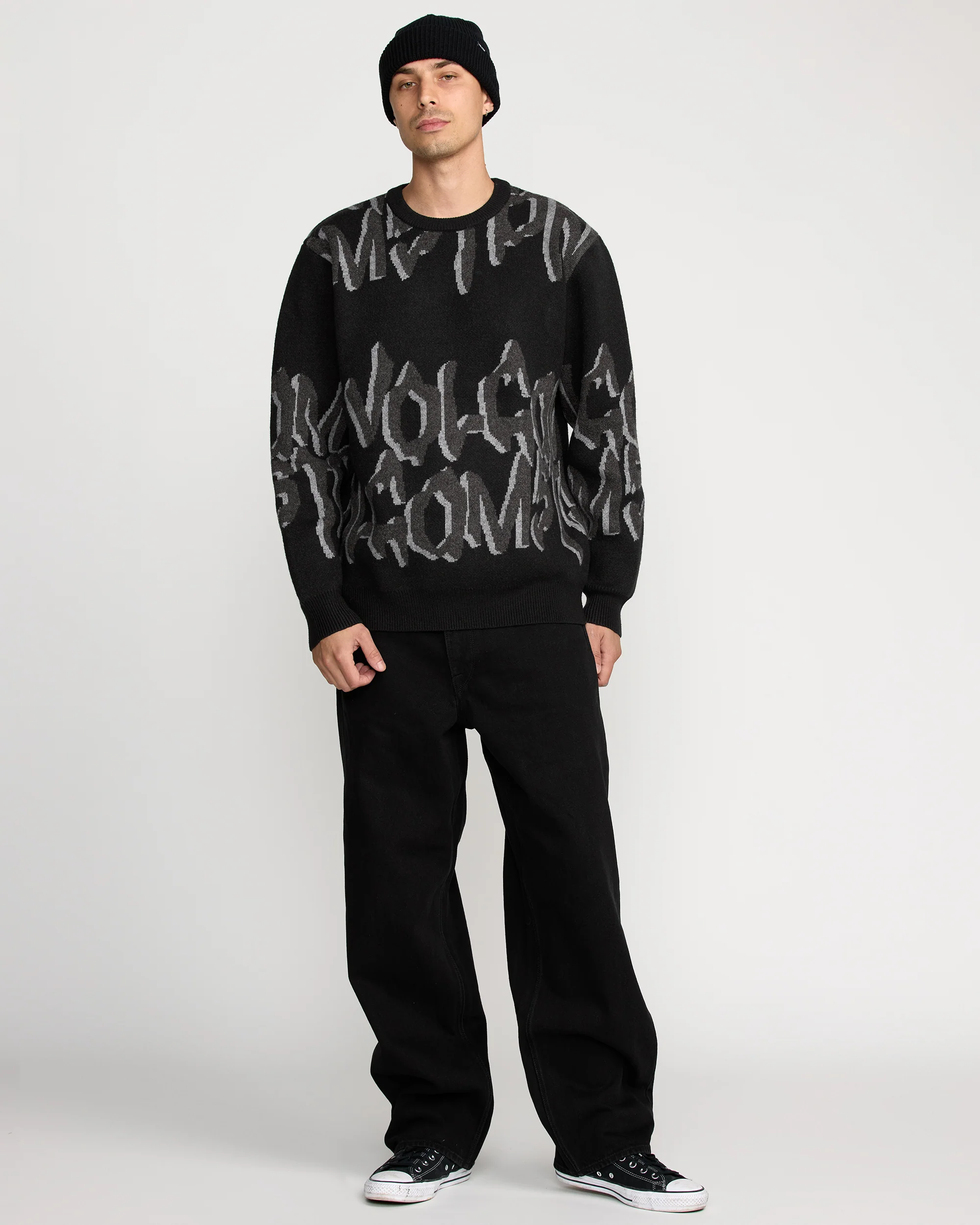 Men's Stone Jacquard Sweater - Image 6