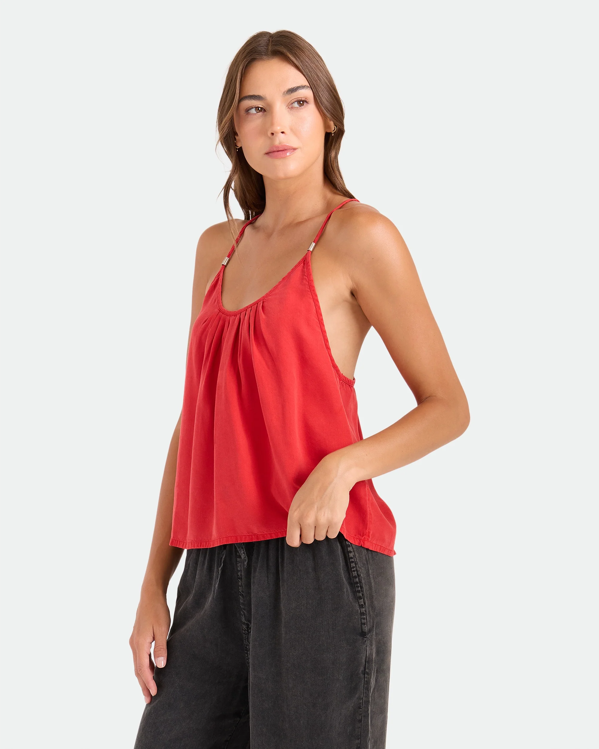 Women's Pleat Heart Cami - Image 4