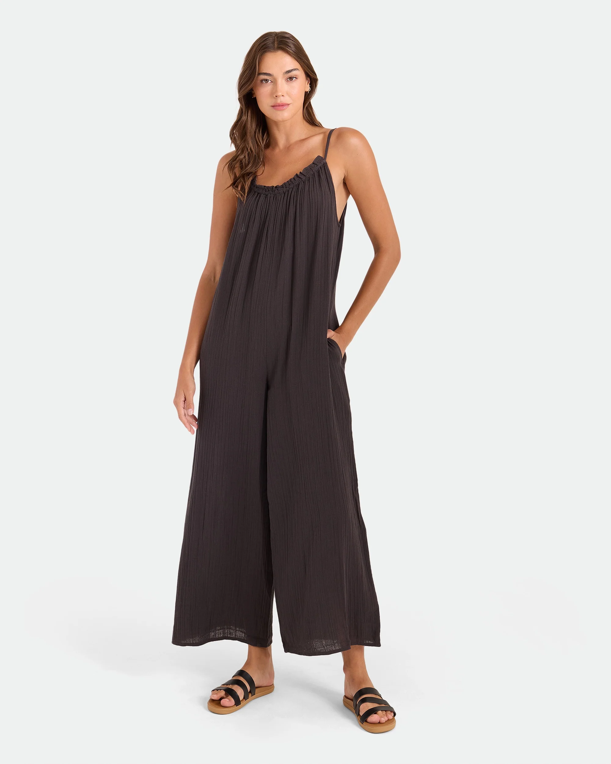 Women's Ruffle Up Romper - Image 3