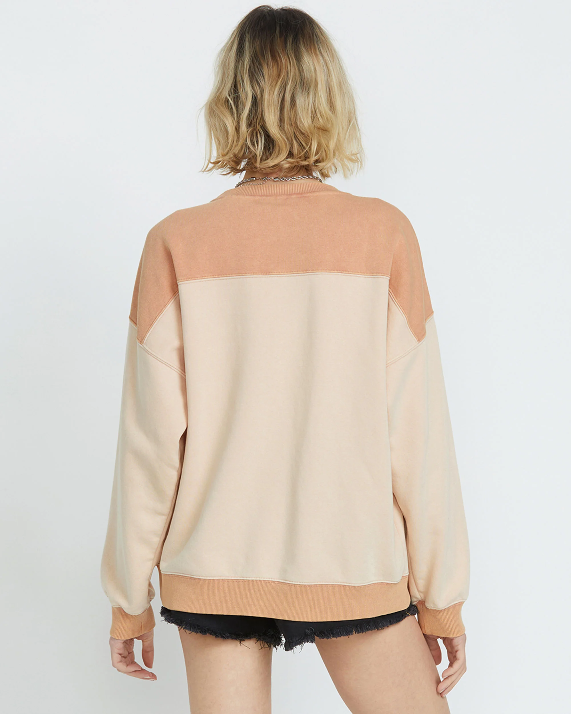 Women's Stone Blocked Crew - Image 4