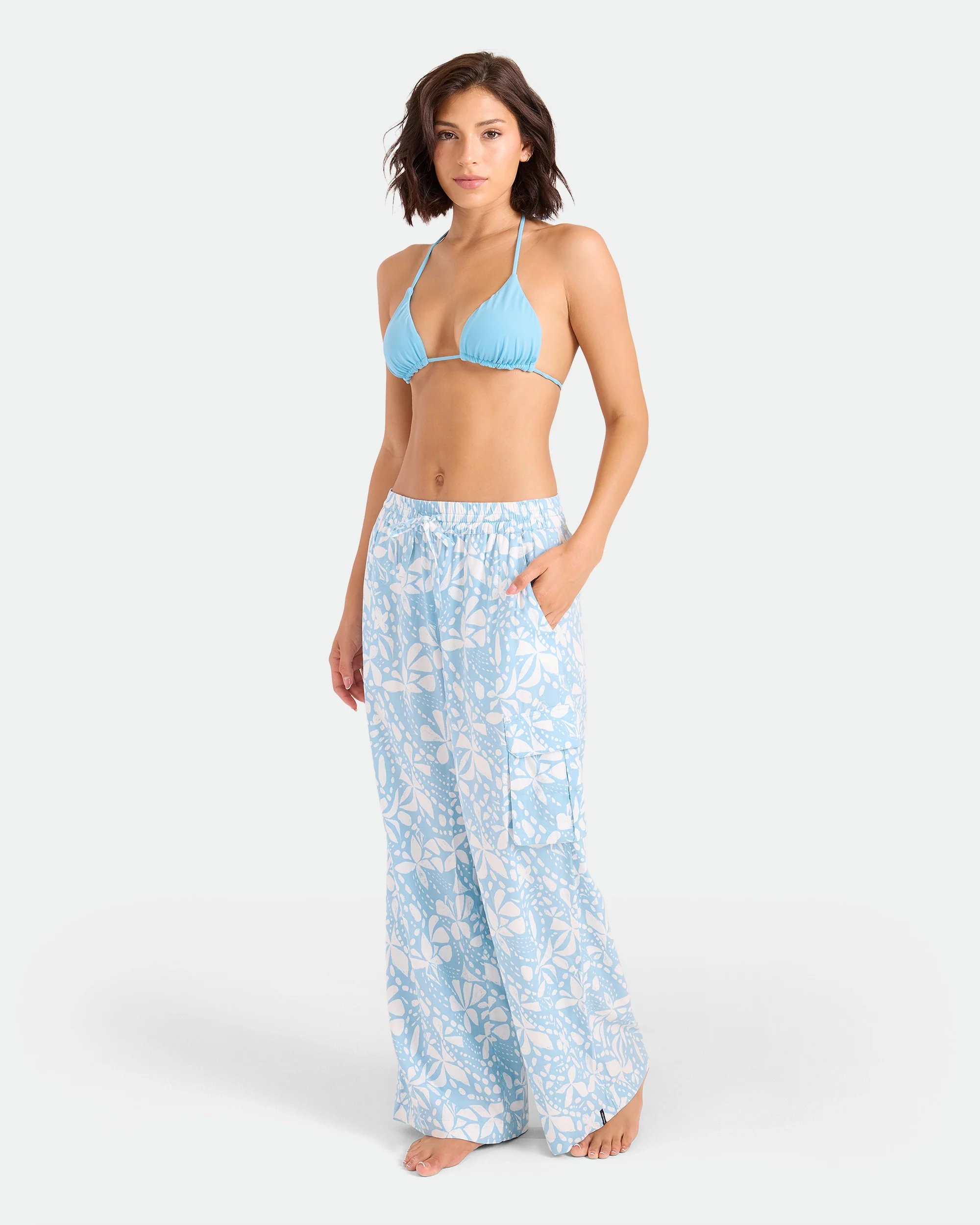 Women's Wide Leg Pull On Pants - Image 4