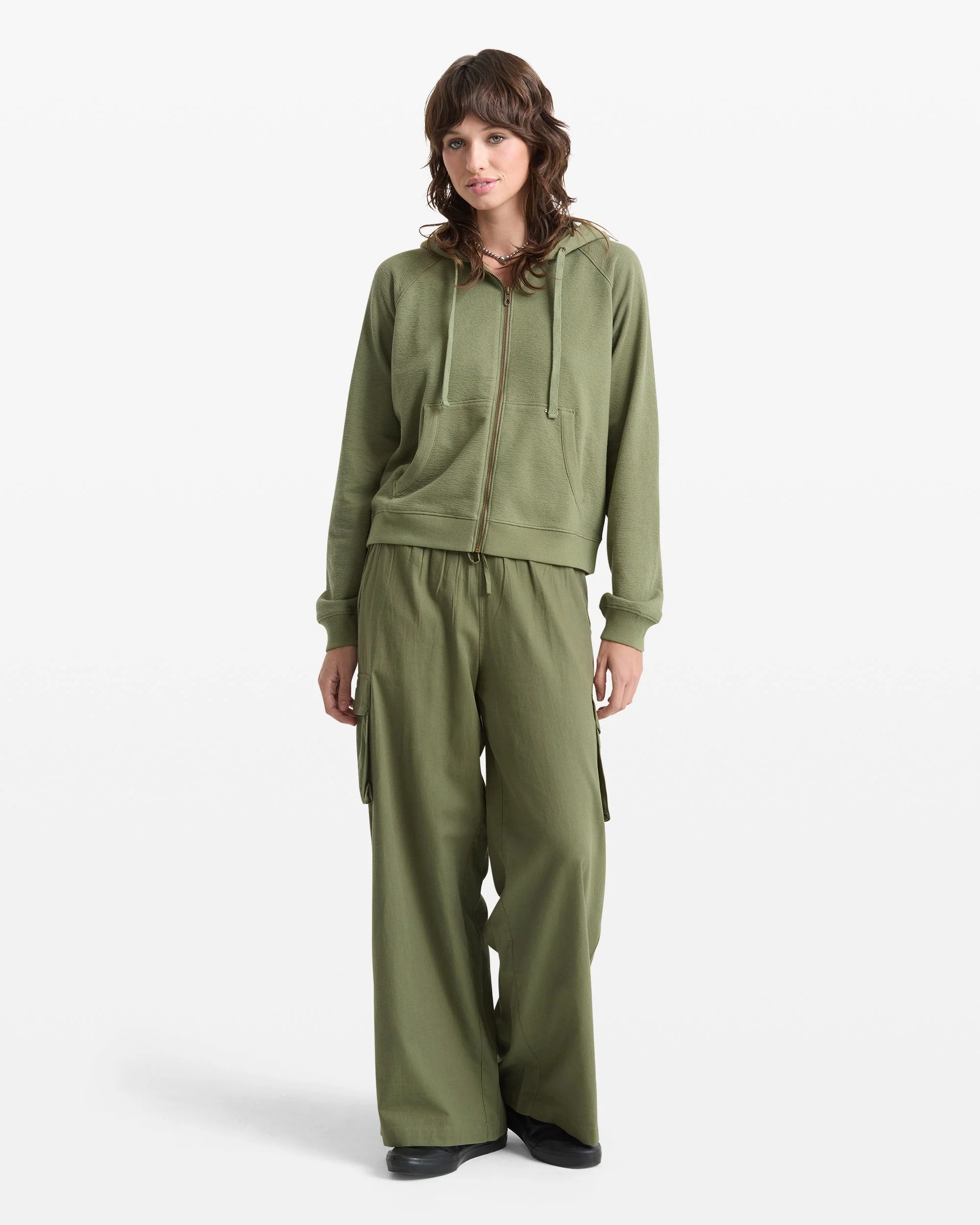 Women's Lived In Fleece Zip Hoodie - Image 8