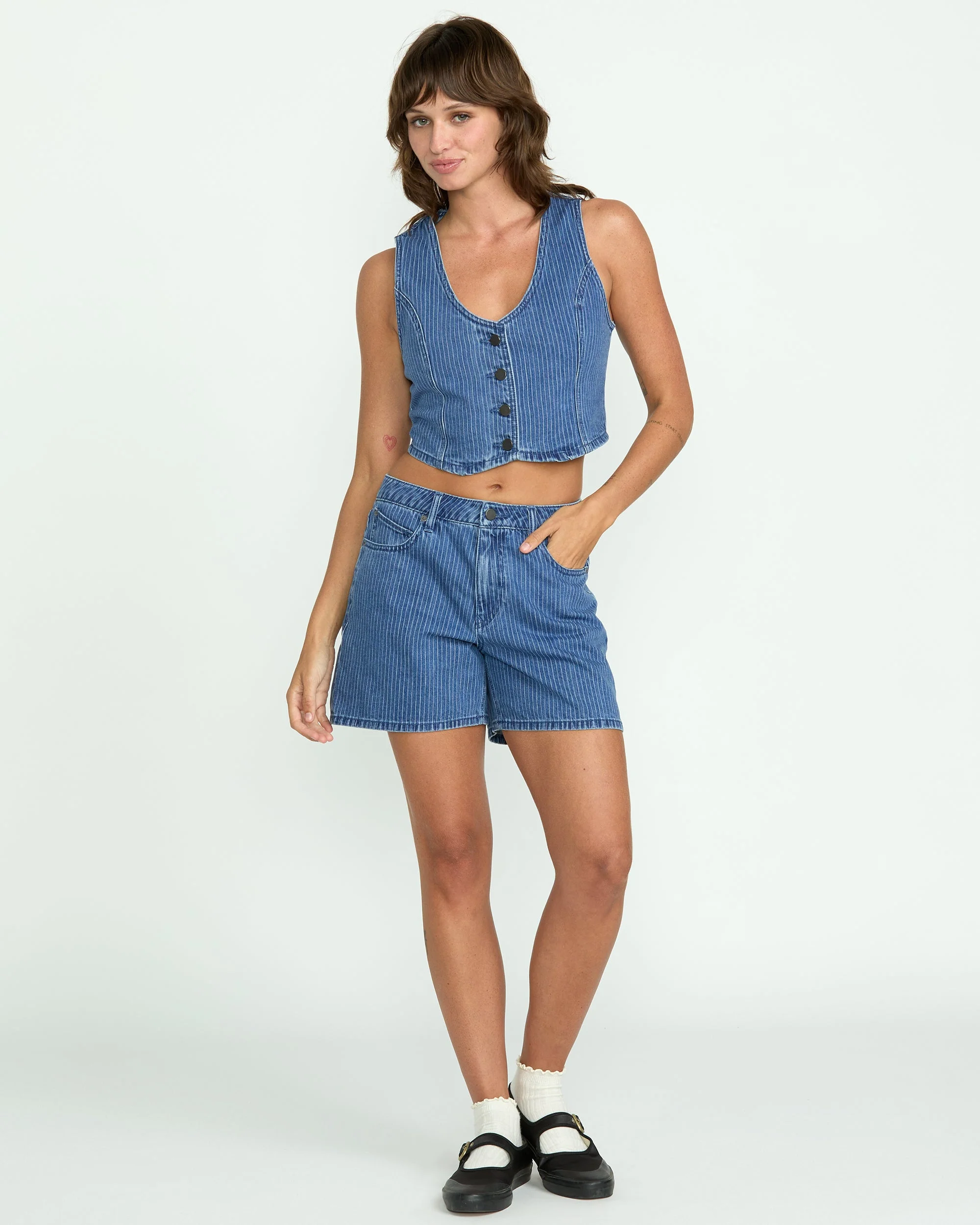 Women's Stoned Boyfriend Vest - Image 4