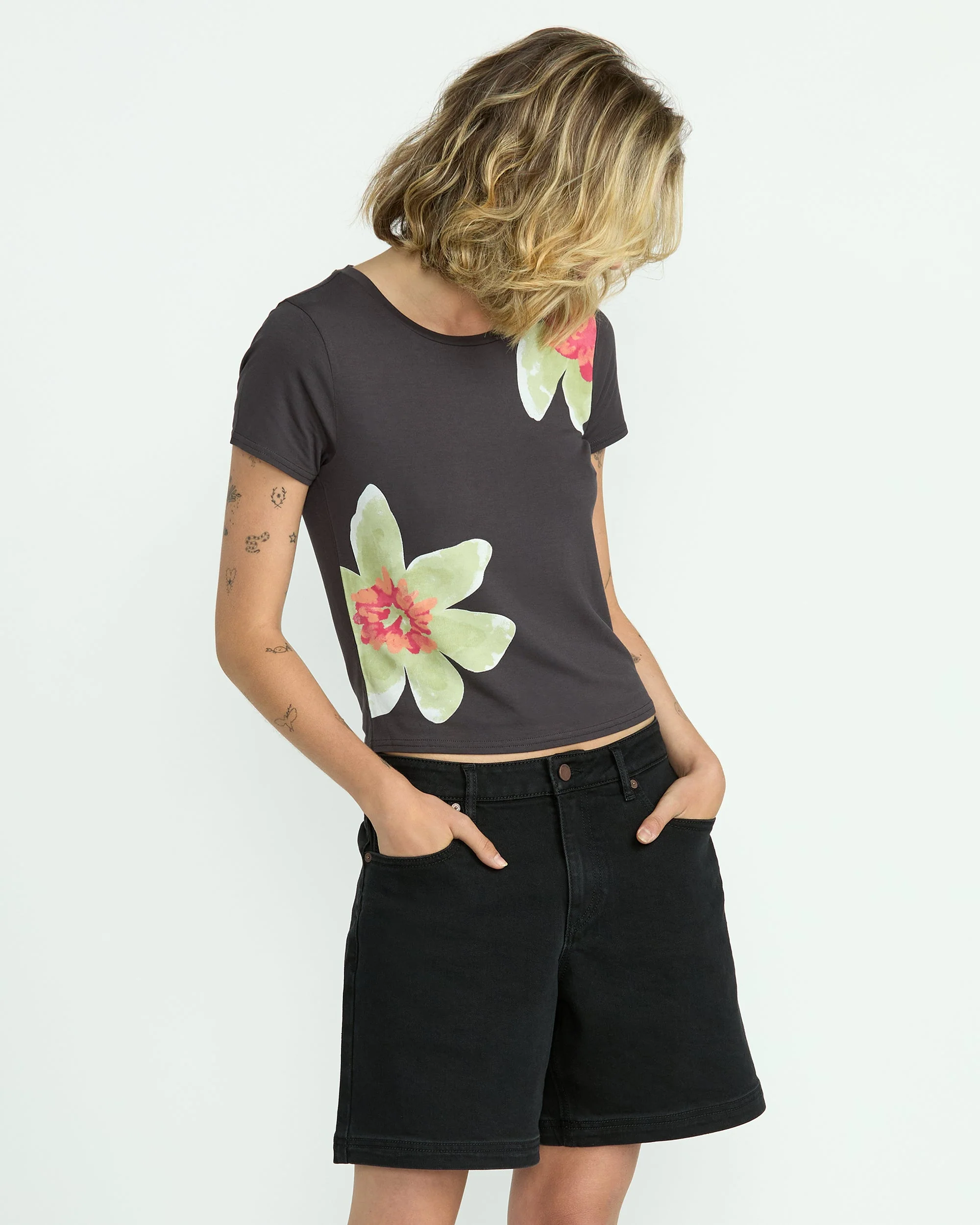 Women's Strait Up Long Shorts - Image 4